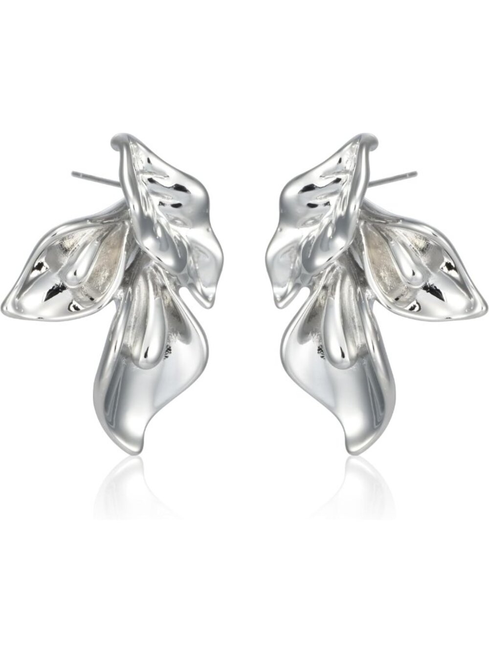 Bold Floral Drop Earrings for Women, Calla Lily Design, Statement Jewelry
